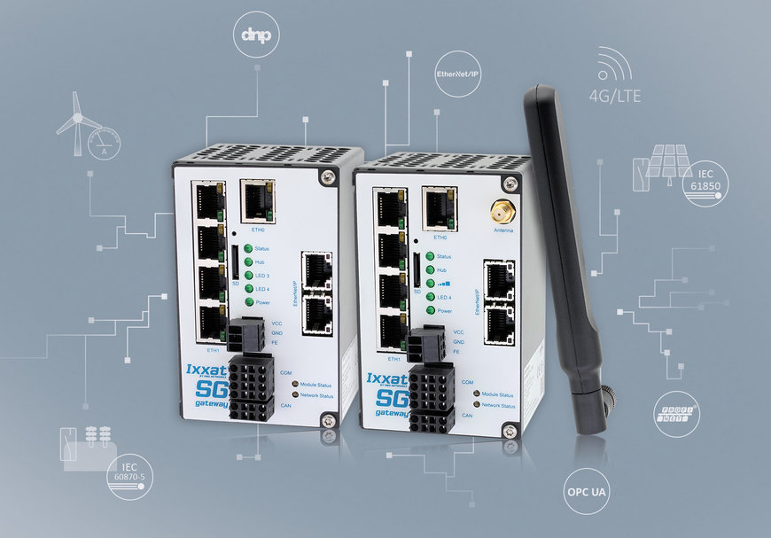 Nya Ixxat Smart Grid Gateways för IEC 61850 och IEC 60870 med LTE-stöd
